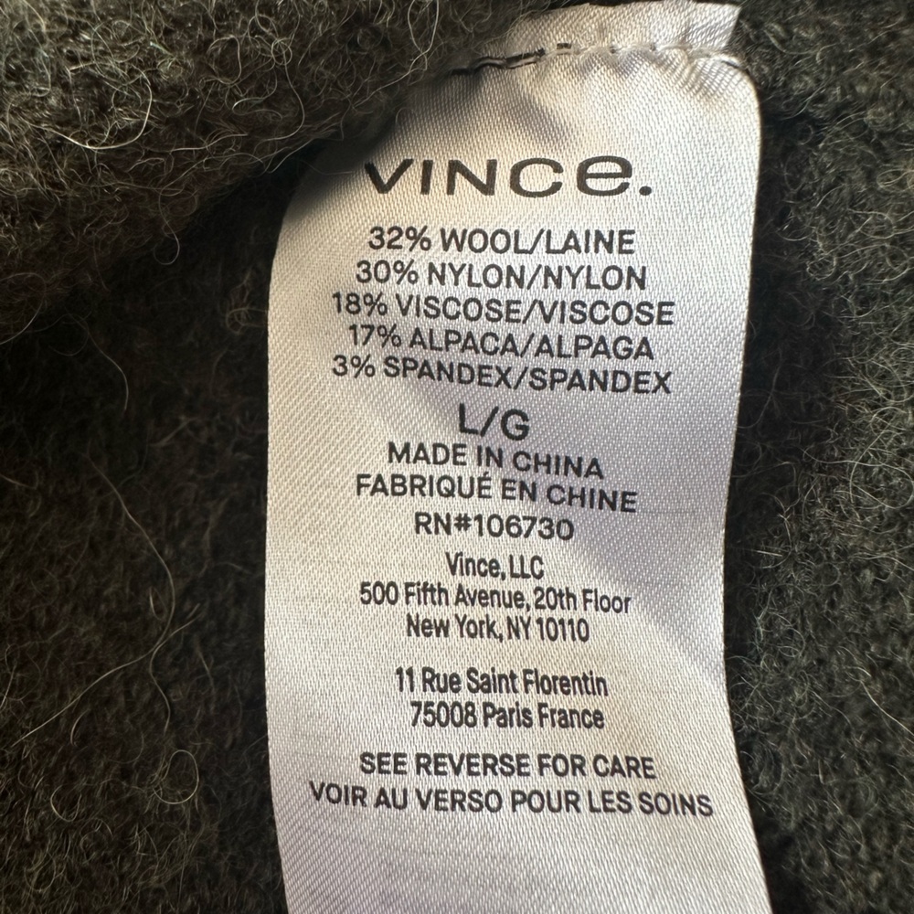 Vince sage green knit tank dress, size large - Picture 10 of 14
